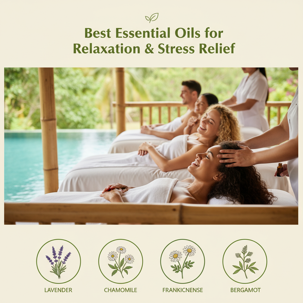 為主題〈放鬆與減壓用哪種精油最好？〉生成『內文圖片』：4:3或1:1，資訊圖/步驟圖/成分圖，簡潔易讀，含2-4個重點標籤。