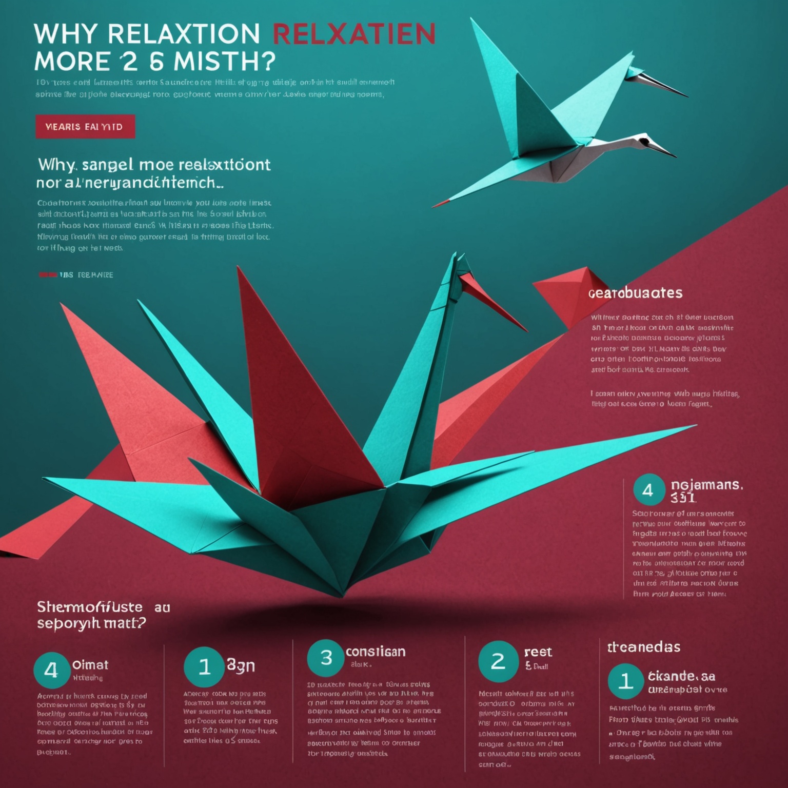 為主題〈為什麼懂得放鬆比努力更重要〉生成『內文圖片』:4:3或1:1,資訊圖/步驟圖/成分圖,簡潔易讀,含2-4個重點標籤。