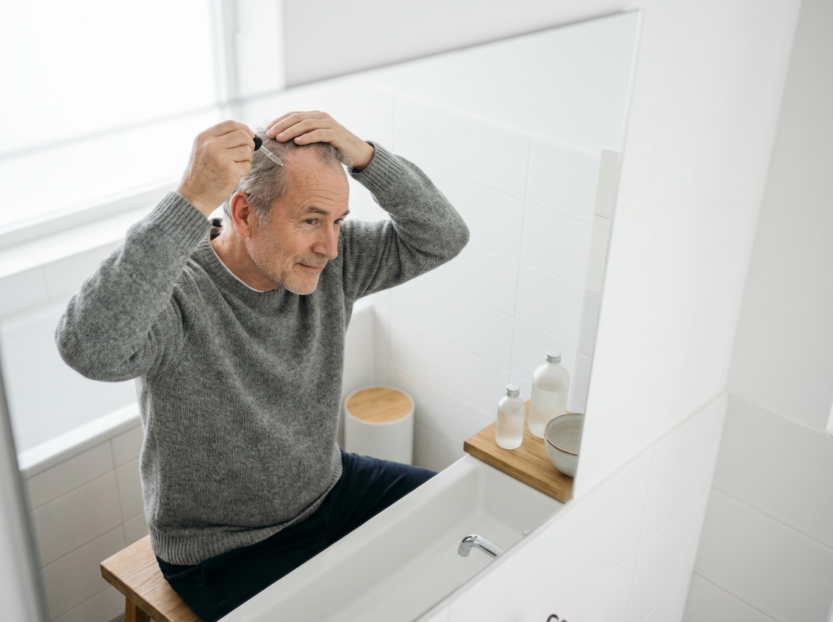 為主題〈頭皮去角質是必要的嗎？正確做法解析〉生成『內文圖片』：4:3或1:1，資訊圖/步驟圖/成分圖，簡潔易讀，含2-4個重點標籤。